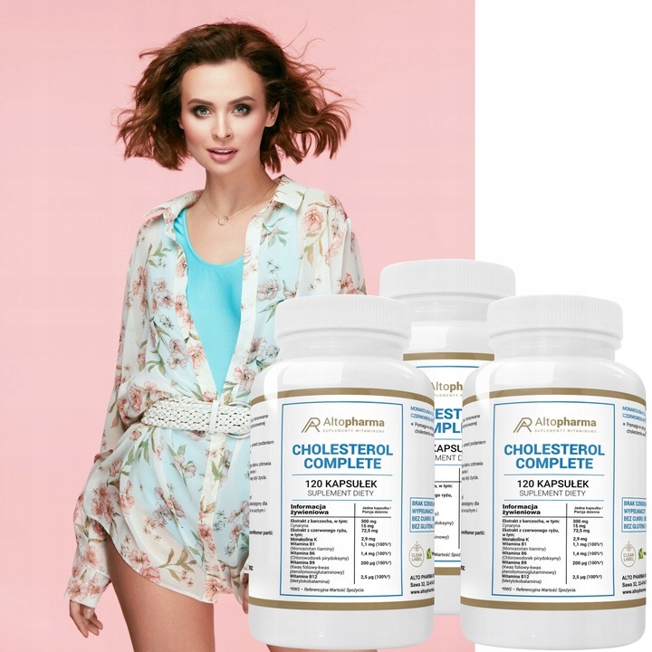 CHOLESTEROL KARCZOCH B1 B6 B9 B12 WEGE 3x120 kap