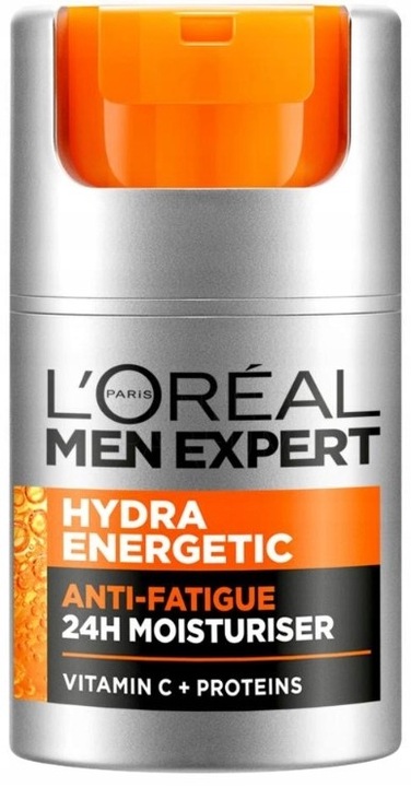 LOREAL MEN EXPERT HYDRA ENERGETIC KREM DO TWARZY DLA MĘŻCZYZN 50 ml