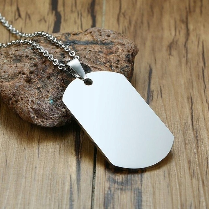 Nieśmiertelnik Zawieszka z Twoim Grawerem Prezent