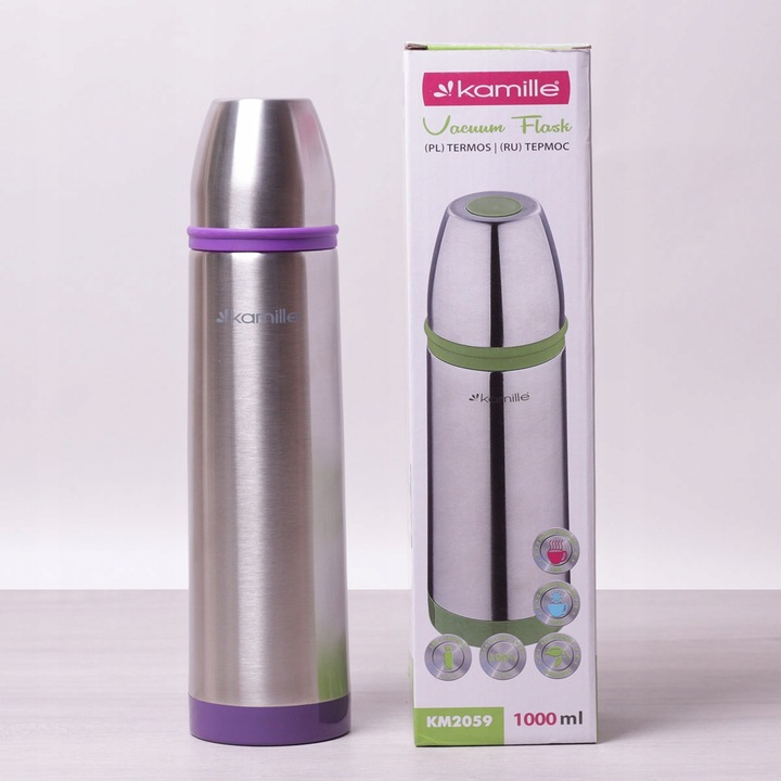 Termos 1,0l stal nierdzewna 3 kolory