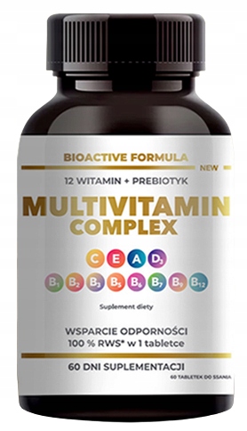 Intenson Multivitamin Complex Witamina C Witamina D 60 tabletek