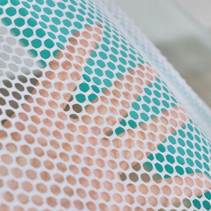 MATERAC DMUCHANY Z SIATKĄ DO PŁYWANIA LEŻAK PLAŻOWY HAMAK WODNY NA BASEN