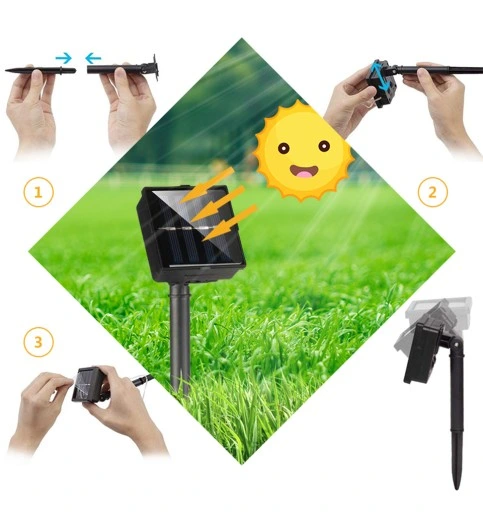 Girlanda Solarna ogrodowa drucik 300LED+ PILOT