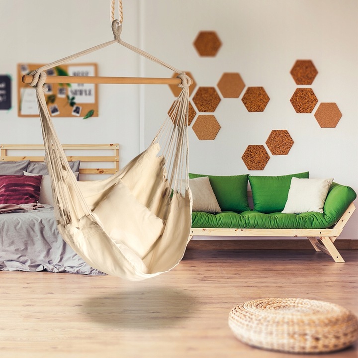 Hamak brazylijski z poduszkami PROMIS HM100, Promis, 2787.5902497552213,