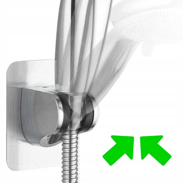 Uchwyt do słuchawki prysznicowej bez wiercenia samoprzylepny ŁATWY MONTAŻ