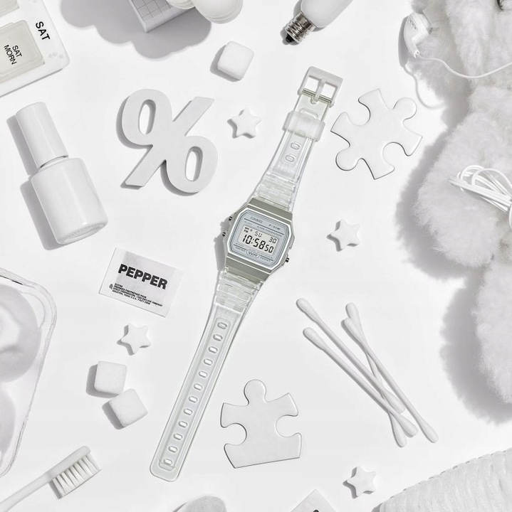 CYFROWY ZEGAREK CASIO F-91WS-7EF RETRO SPORT KLASYK MAŁY UNISEX +BOX 35mm