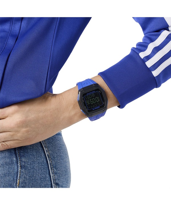 Adidas Męskie Zegarek AOST24565 Niebieski