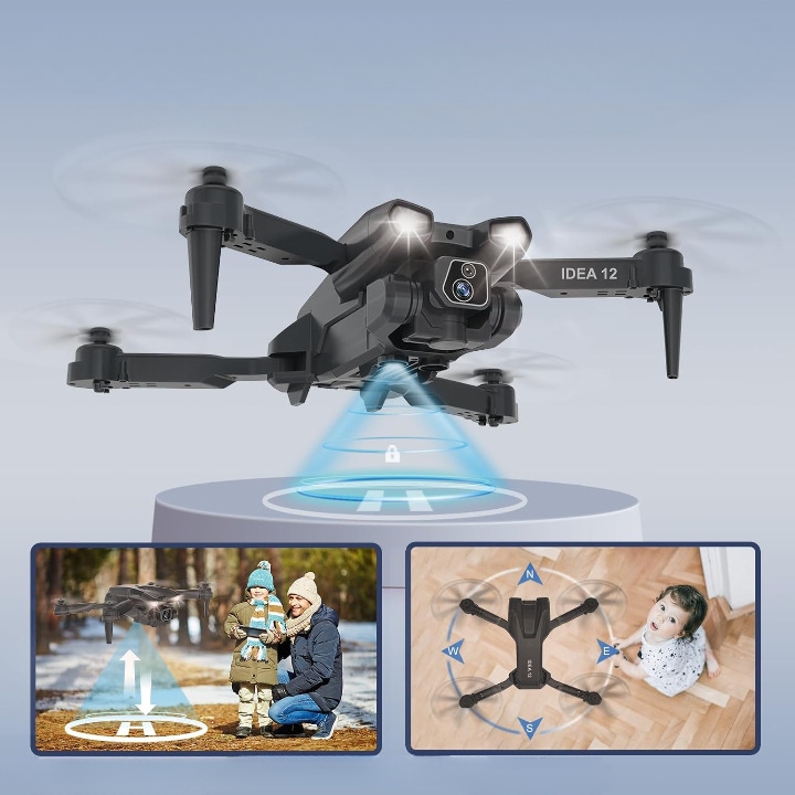 IDEA12 dron z kamerą elektrycznie regulowany RC FPV WIFI 0606