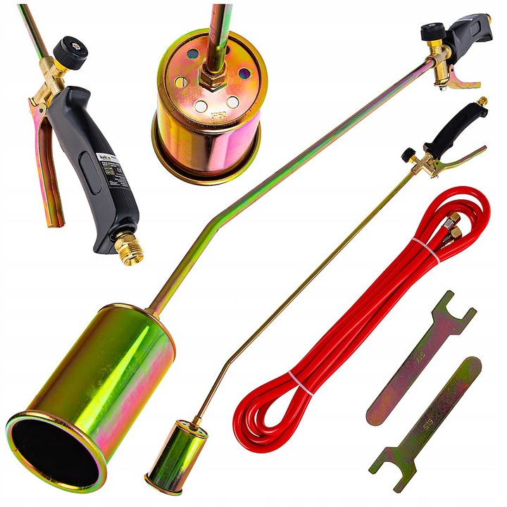 PALNIK GAZOWY DO PAPY DEKARSKI OPALANIA WYPALANIA CHWASTÓW PROPAN BUTAN 85C