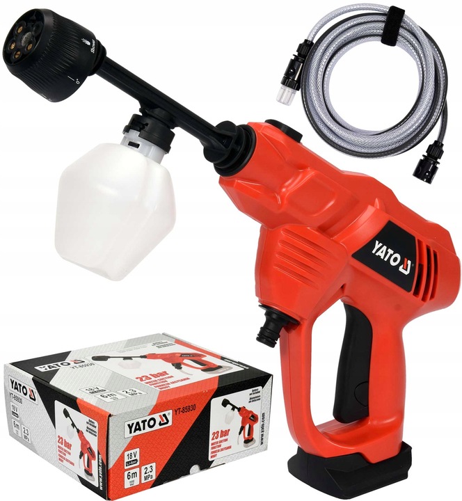 YATO Myjka ciśnieniowa akumulatorowa 18V BODY