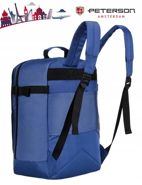 Plecak podręczny kabinowy pojemny podróżny do Wizzair Ryanair