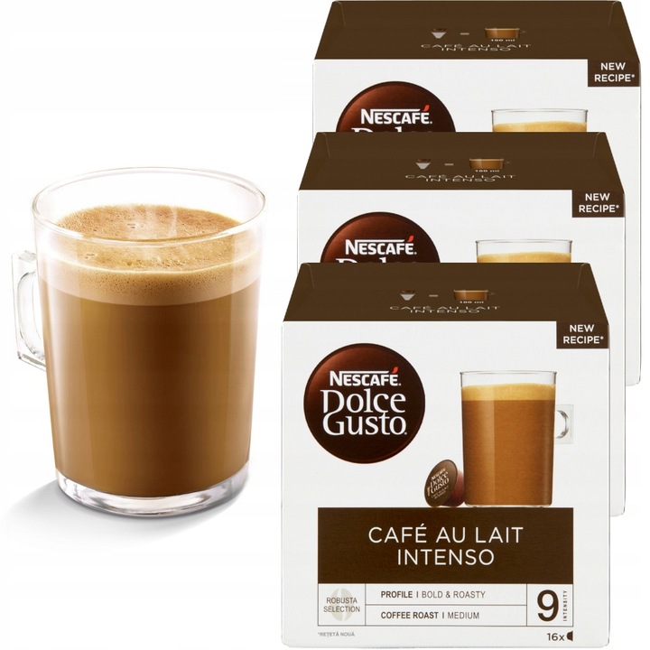 Kapsułki Dolce Gusto Cafe Au Lait Intenso 48 kaw