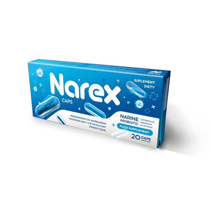 Narex Caps - probiotyk Narine - zestaw miesięczny