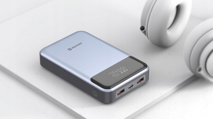Powerbank 20000 mAh 100W do laptopa smartfona 2x USB-A 1x USB-C KOMPAKTOWY