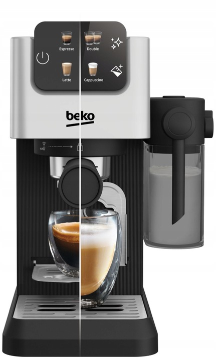 Kolbowy ekspres ciśnieniowy Beko Caffeexperto CEP5304X 1628 W czarny