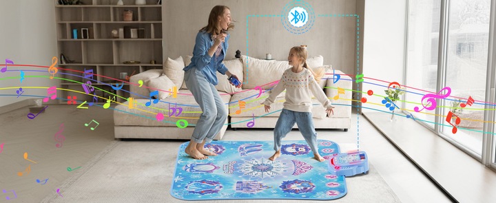 MATA DO TAŃCZENIA MUZYCZNA TANECZNA DLA DZIECI GRA INTERAKTYWNA TAŃCA ZABAW
