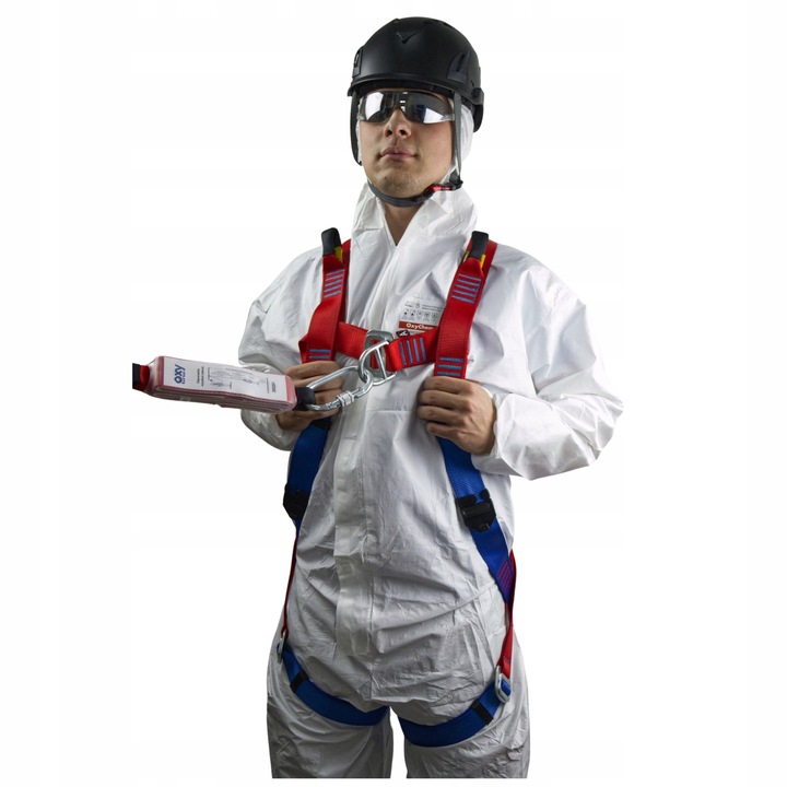 Szelki bezpieczeństwa BHP z AMORTYZATOREM Y - zestaw BASIC + 03 OXYLINE