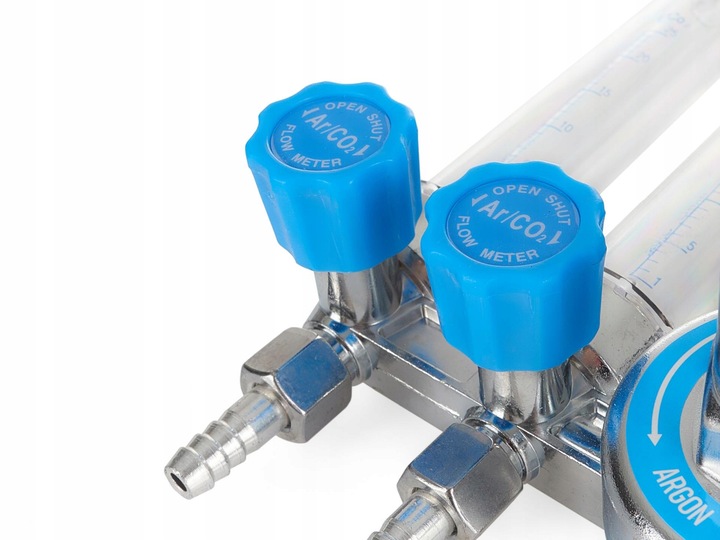 Reduktor CO2/ARGON z dwoma rotametrami