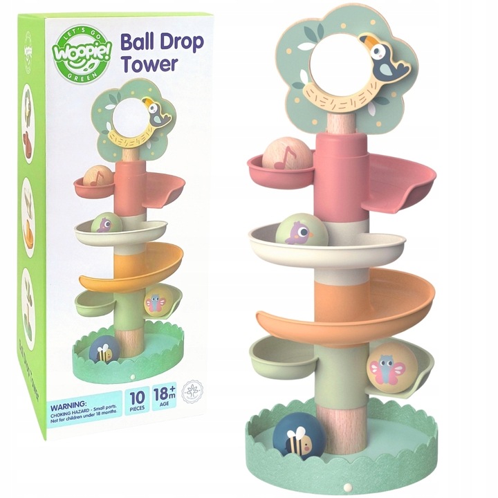 KULODROM TOR KULKOWY MUZYCZNY DRZEWKO MONTESSORI ZJEŻDZALNIA EDU WOOPIE