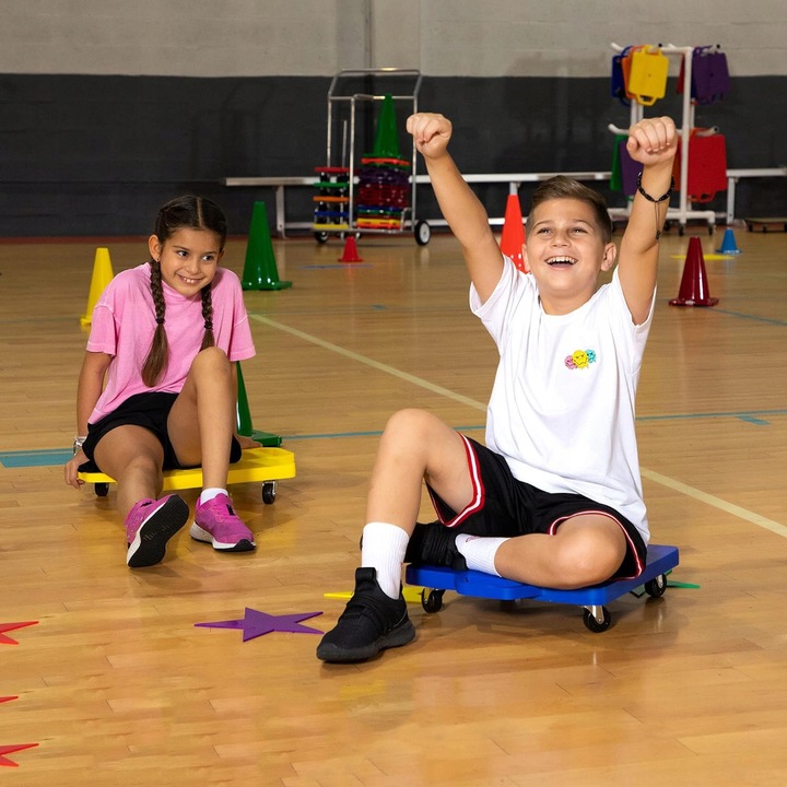 Deskorolka Terapeutyczna Pełzak Floor Surfer Deska platforma na kółkach 1s