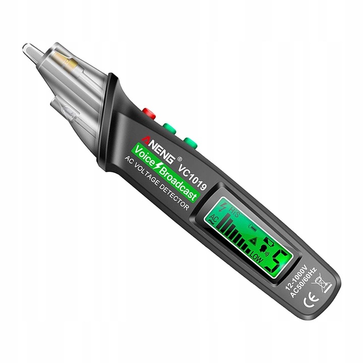 PRÓBNIK NAPIĘCIA TESTER BEZDOTYKOWY ANENG VC1019