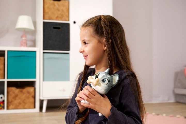 PAMPER PETZ PIESEK HUSKY PIJE SIKA PIELUSZKOWY GANG 20 CM + BUTELKA SMOCZEK