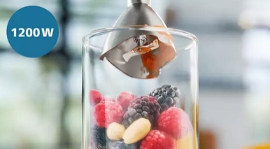 Blender ręczny Philips Seria 5000 HR2682/00 1200W Stal Wskaźnik LED