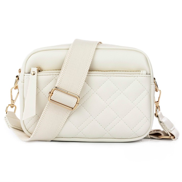 Alessio TOREBKA Damska CROSSBODY PIKOWANA na ramię PASEK QUILTED