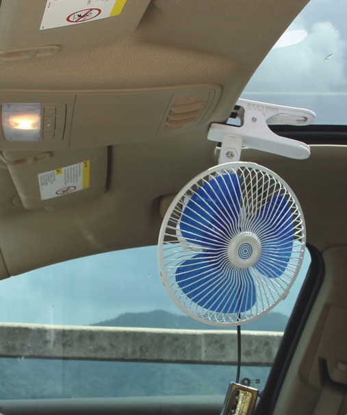 Wentylator Samochodowy Wiatrak do Auta 24V duży