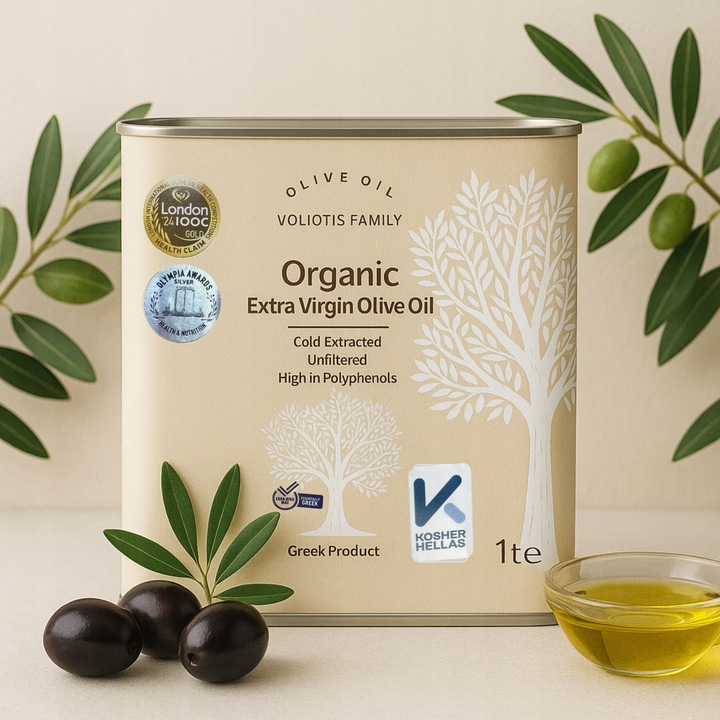 OLIWA Z OLIWEK 1L EXTRA VIRGIN ORGANICZNA NIEFILTROWANA BIO BUTELKA GRATIS