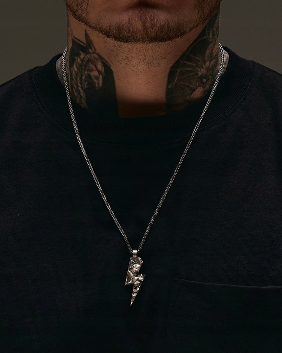 Srebrny wisiorek ZEUS. LIGHTNING