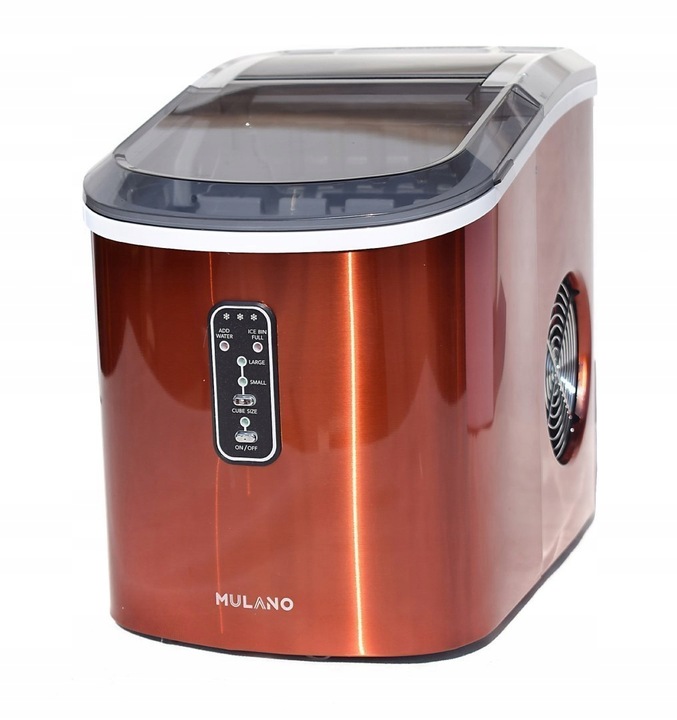 KOSTKARKA DO LODU ICE MAKER BULLET 15 KG POMARAŃCZOWA WYDAJNA MOCNA BAROWA