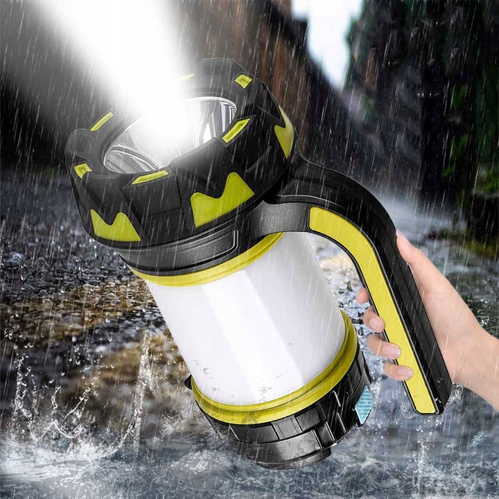 LATARKA LED KEMPINGOWA TURYSTYCZNA BIWAKOWA LAMPA PODRĘCZNA SZPERACZ