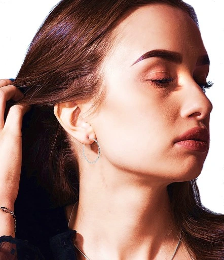 KOLCZYKI SREBRNE 925 DAMSKIE KOŁA KÓŁKA KRĘCONE MODNE 2,3 CM + SREBRO 925