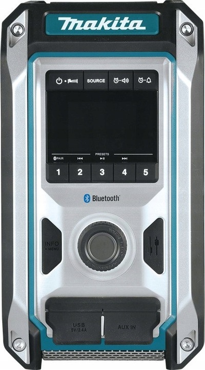 Radio budowlane Makita DMR114 10,8/14,4/18V BLUETOOTH 5,0 AUX USB