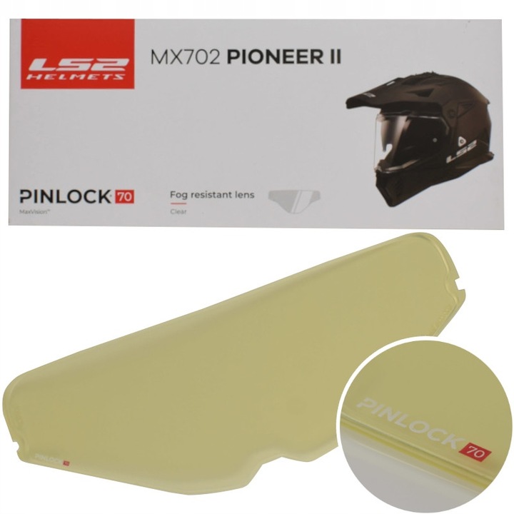 Pinlock AntiFog AntyPara do kasku LS2 MX702 PIONEER II