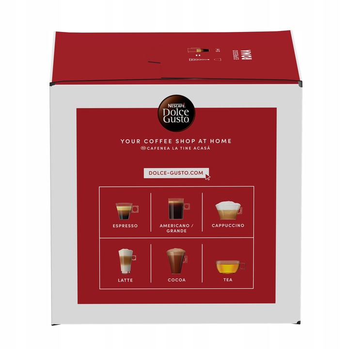 Kapsułki Nescafe Dolce Gusto zestaw kaw espresso 96 szt. 4+2