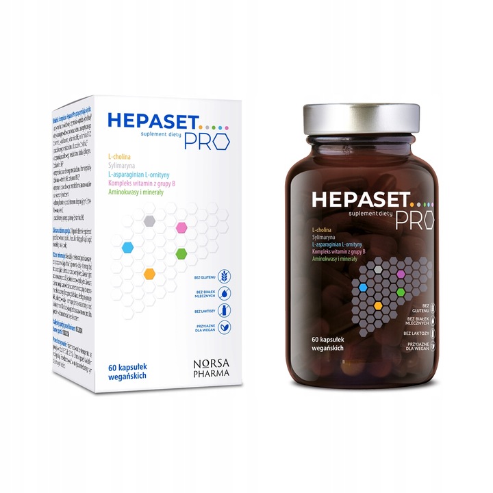 NORSA PHARMA Hepaset PRO 60Kaps WSPARCJE WĄTROBY
