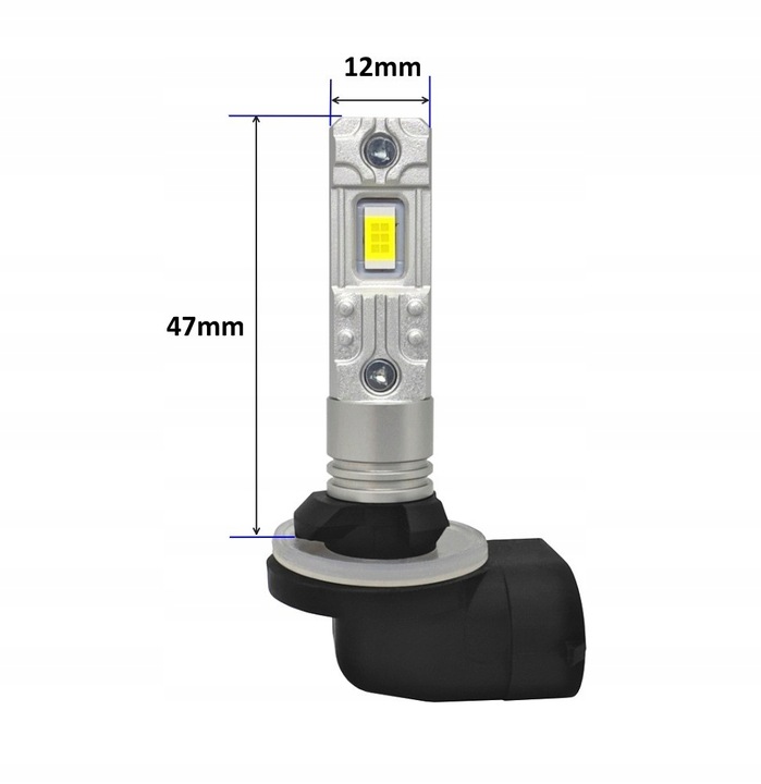 żarówka LED H27/2 881, 886 12-24V CANBUS 4500lm