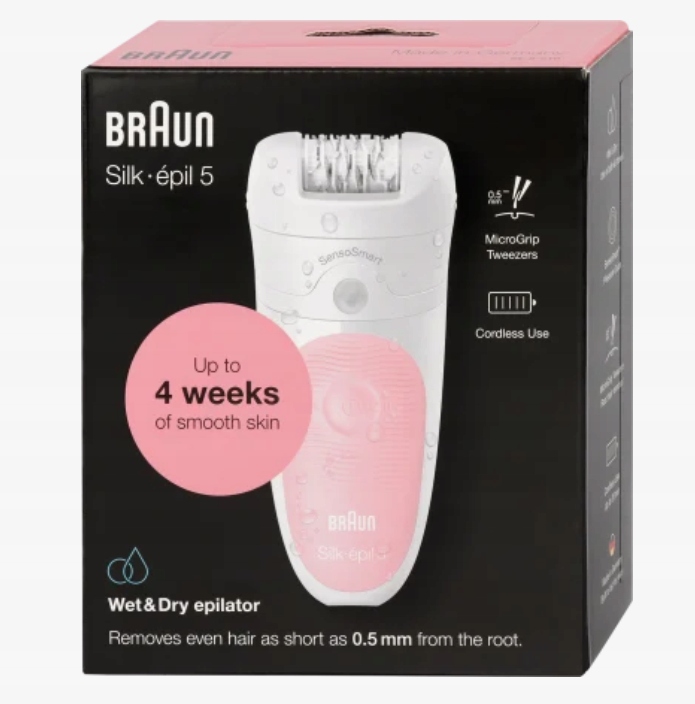 Depilator BRAUN Silk epil 5 SE 5-516 _ wet & dry epilator