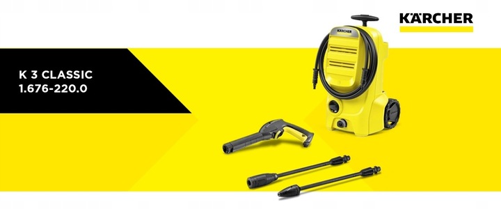 Myjka ciśnieniowa Karcher K 3 Classic 1.676-220.0 380 l/h 120 bar Compact