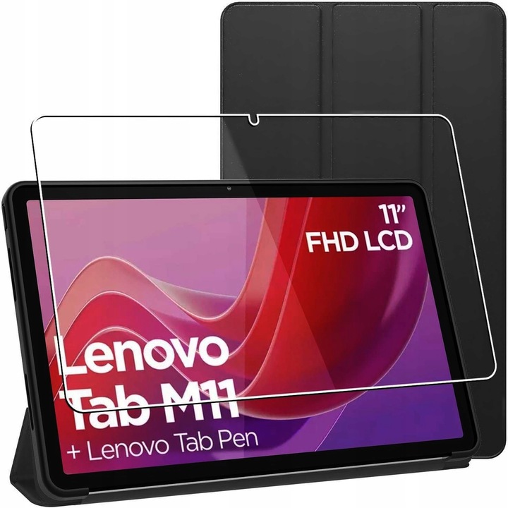 ETUI POKROWIEC DO LENOVO TAB M11 11" 2024 + SZKŁO HARTOWANE NA EKRAN