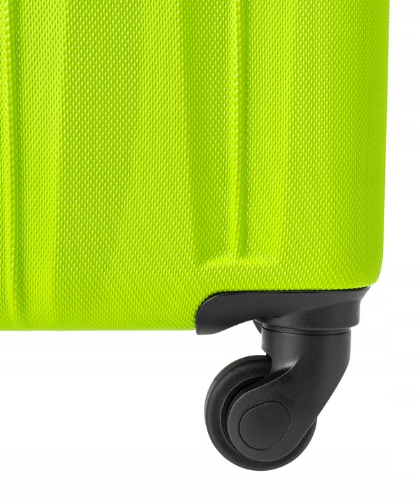 PUCCINI Walizka Kabinowa Podróżna Na Kółkach Do Samolotu Zielona ABS021C-5B