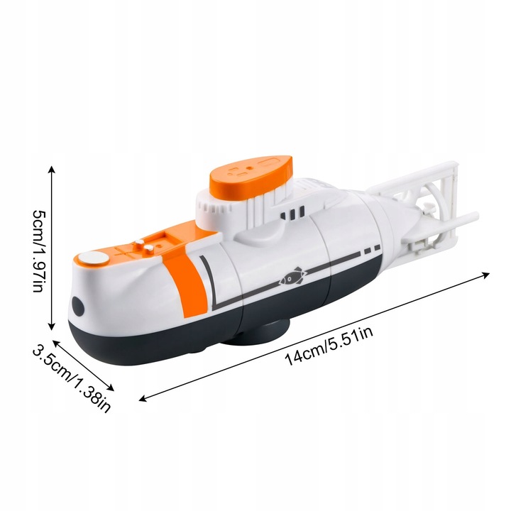 Mini RC Łódź podwodna Łódź RC Pilot Łódź