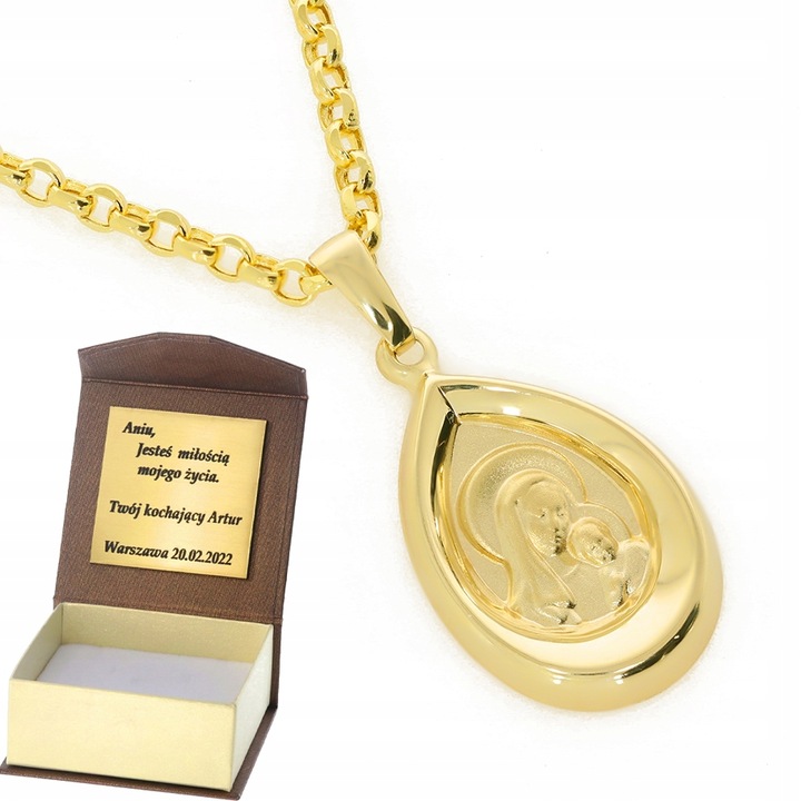 Złoty medalik Próby 585 gr. 0.94