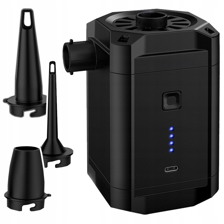 Elektryczna Pompka do Materaca Pontonu Basenu Akumulatorowa USB - typ C