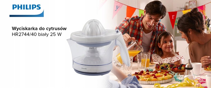 Wyciskarka do cytrusów Philips HR2744/40 0,6l 25W