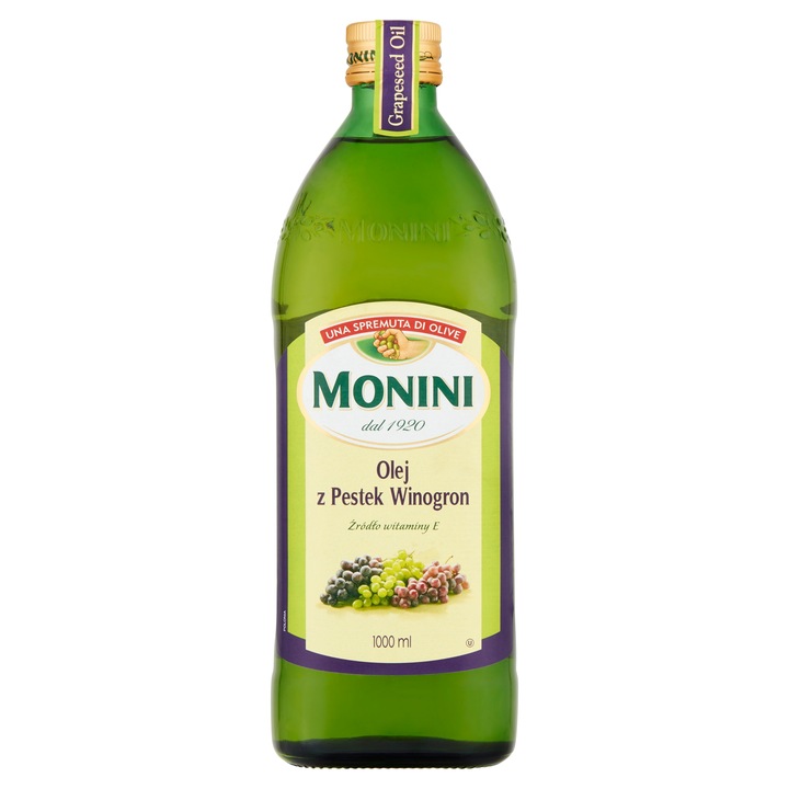 Monini Olej z pestek winogron rafinowany 1000 ml