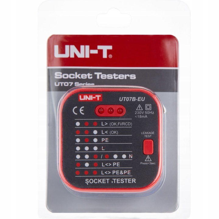 Wskaźnik sieci 230 V AC Uni-T UT07B-EU