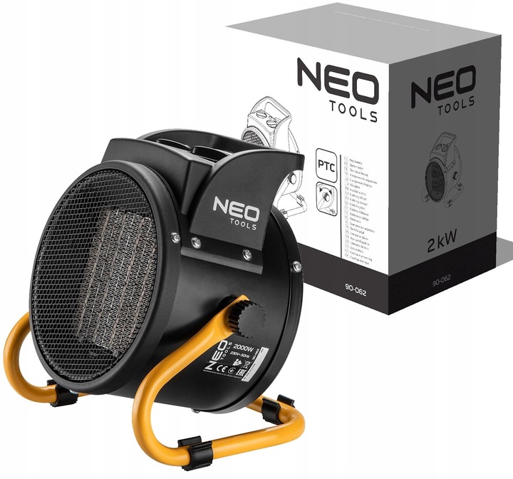 Ceramiczna nagrzewnica elektryczna PTC termowentylator NEO Tools 2kW